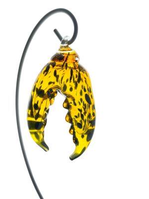 Topaz and Black Speckle Crab Claw8